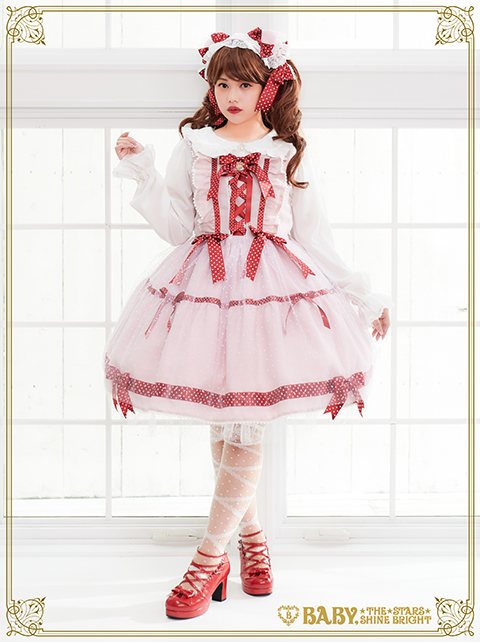 9,702円BABY, THE STARS 〜★可愛い苺やベリーとリボン柄ジャンパースカート