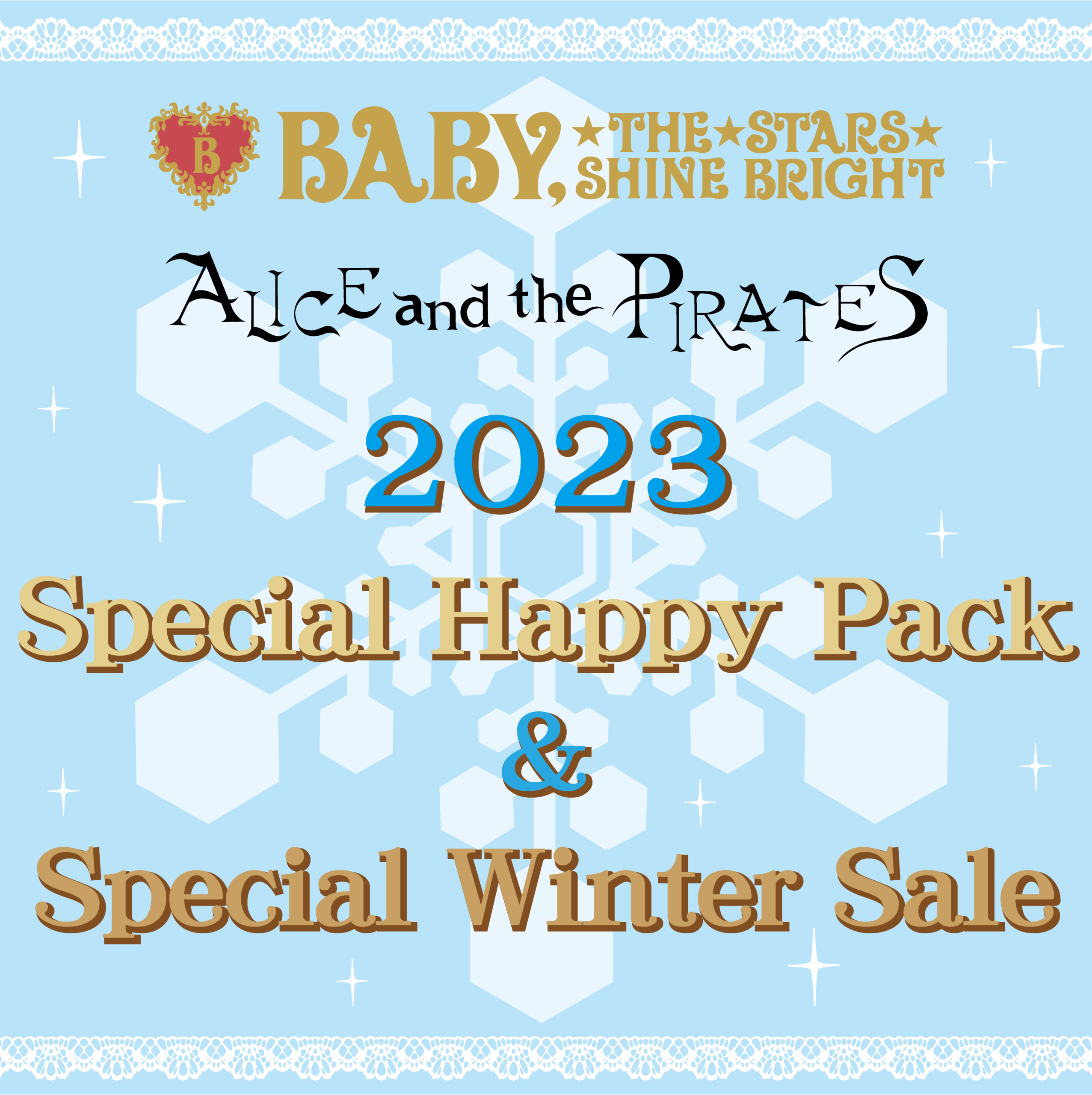 2023 Special Happy Pack販売 ＆ Special Winter Sale開催/各店営業 